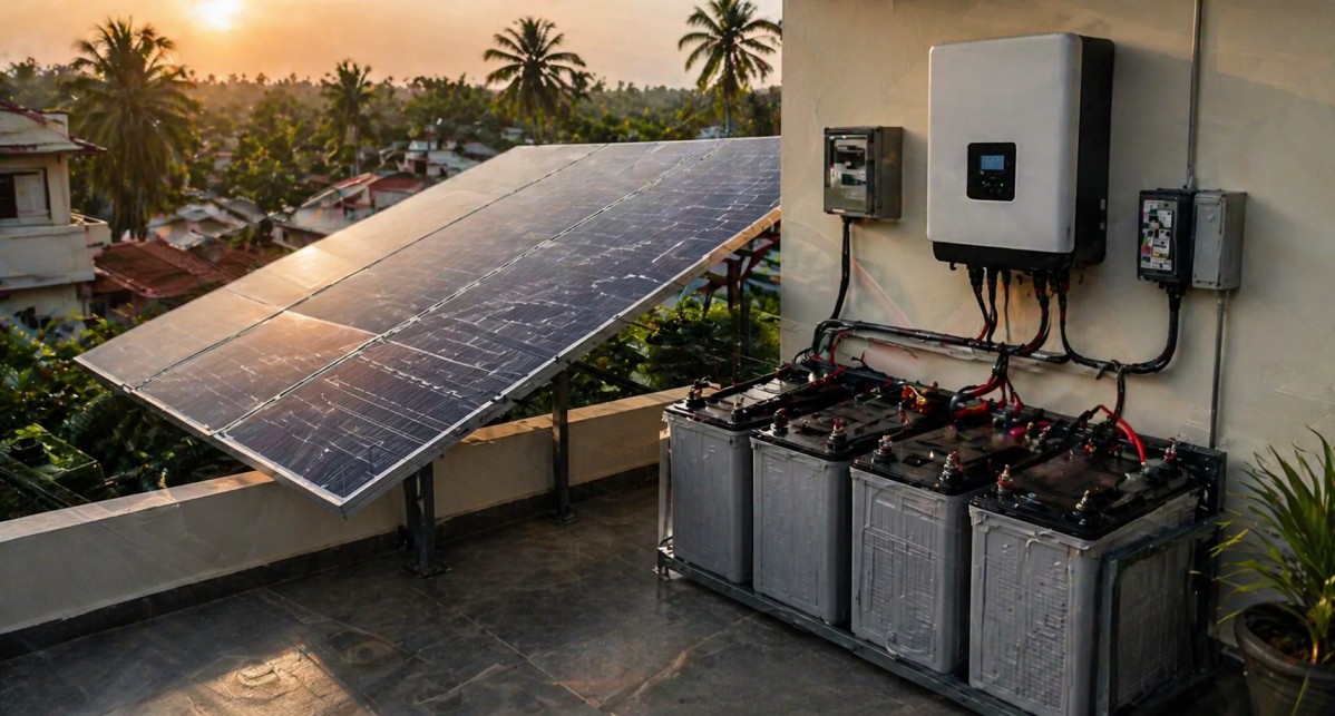 Best Solar Battery Setup for Homes in Kerala: A Guide By The Best Solar Battery Manufacturer In Kerala